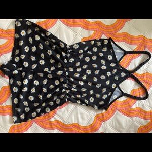 Vintage Wet Seal Sunflower Romper